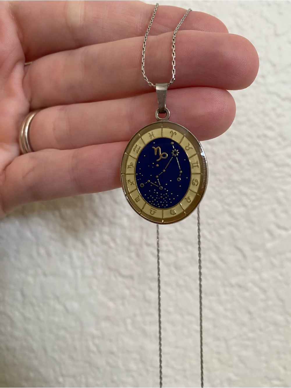 Alex and Ani Celestial Wheel Expandable Necklace Capricorn